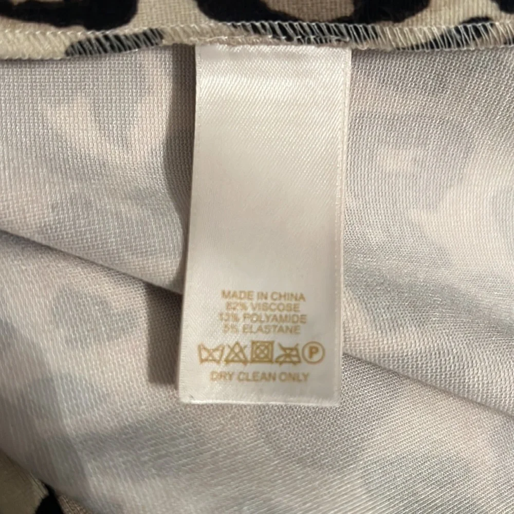 Kate Spade Leopard Print Ponte Dress Size 6